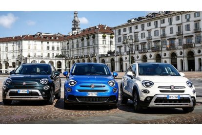 Vehículos de Fiat en Turín (Italia).