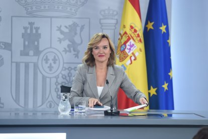 La ministra Portavoz y de Educación, Pilar Alegría