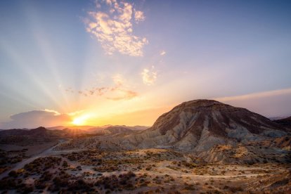 Los paisajes más extremos se dan cita en Andalucía. Desierto de Tabernas