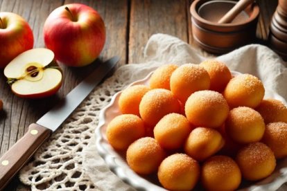 Buñuelos de manzana caseros