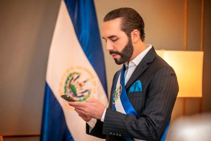 El presidente de El Salvador, Nayib Bukele