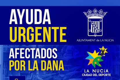 Cartel Ayuda DANA 2024