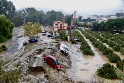 (Foto de ARCHIVO)
Coches destrozados tras el paso del la Dana. A 30 de octubre de 2024, en Málaga, Andalucía (España). La Dana hace estragos en la provincia de Málaga

Álex Zea / Europa Press
30/10/2024