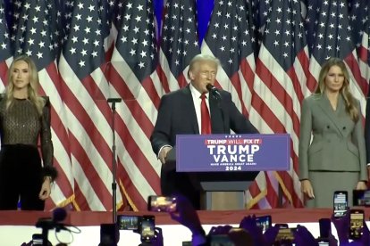 Donald Trump da su discurso de victoria