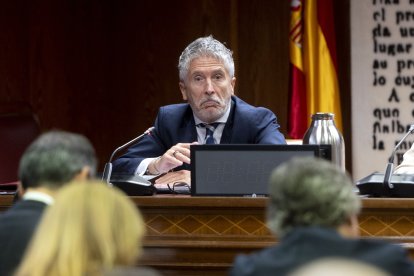 El ministro del Interior, Fernando Grande-Marlaska, comparece en la Comisión de Investigación sobre el ‘caso Koldo.