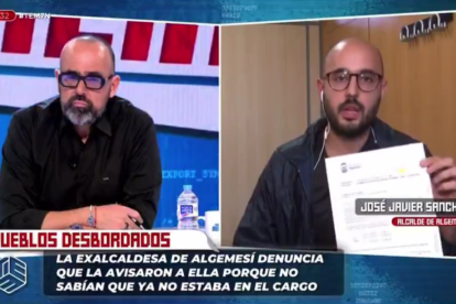 El alcalde de Algemesí, José Javier Sanchís, durante su intervención en 'Todo es Mentira', en Cuatro.