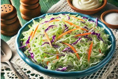 Coleslaw o ensalada de col americana