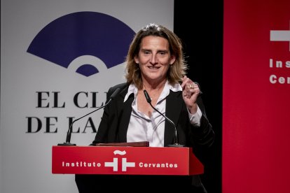 La vicepresidenta tercera y ministra de Transición Ecológica, Teresa Ribera