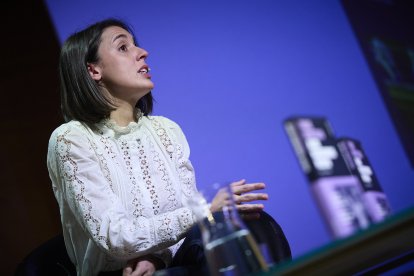 La exministra de igualdad y eurodiputada de Podemos, Irene Montero