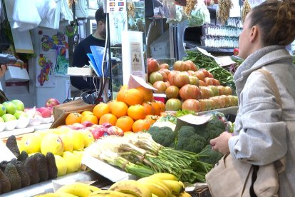 Mercado de Ruzafa, Valencia. Imagen de archivo