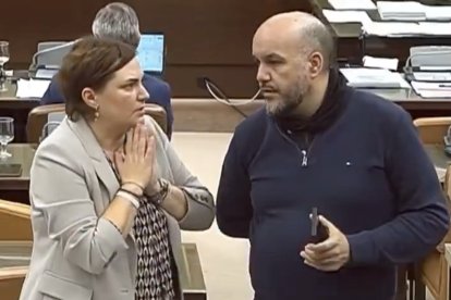 Una diputada del PSOE suplica a ERC para que voten a favor