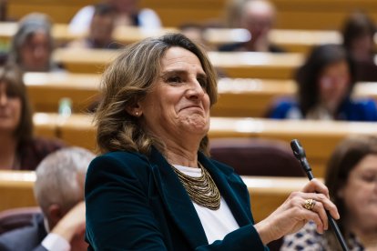 La vicepresidenta tercera y ministra para la Transición Ecológica y el Reto Demográfico, Teresa Ribera.