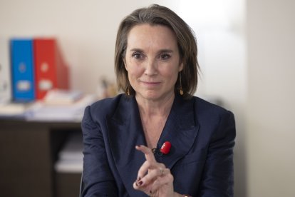 La secretaria general del PP, Cuca Gamarra.