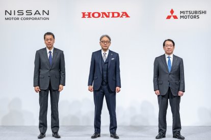 Archivo - Nissan, Honda y Mitsubishi abandonan oficialmente sus negociaciones de 'megafusión'.