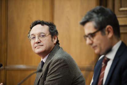 Archivo - El Fiscal General del Estado, Álvaro García Ortiz, interviene durante la inauguración del curso selectivo de la 63ª promoción de acceso a la carrera fiscal, en el Centro de Estudios Jurídicos, a 15 de enero de 2025, en Madrid (España).