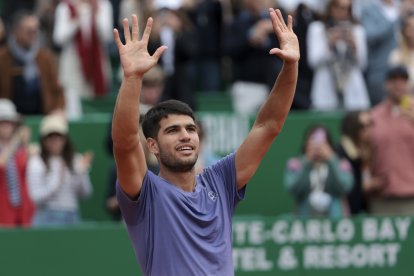Carlos Alcaraz, en Montecarlo.