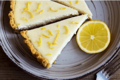 Tarta de queso y limón sin horno