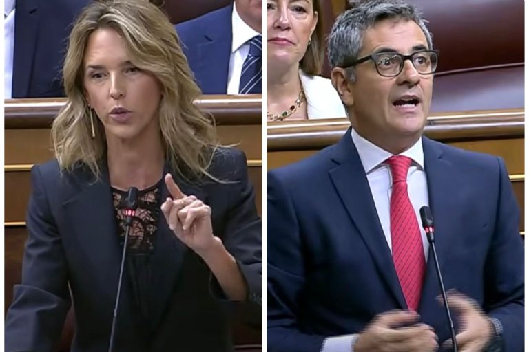 Bolaños estalla en insultos contra Cayetana Álvarez de Toledo tras ser  acorralado en el Congreso: "Hamás os felicita"