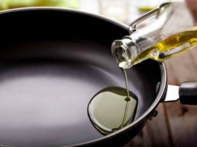 Sartén con aceite