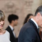 La mujer del presidente del Gobierno, Begoña Gómez, y el presidente del Gobierno, Pedro Sánchez