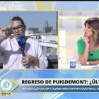 Mayka Navarro durante su conexión con Ana Terradillos