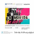 La actuación “La movida de los 80” tendrá lugar mañana viernes, 16 de agosto