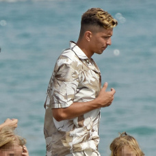 Gianluca, hijo del Cholo Simeone, en una imagen de 2021