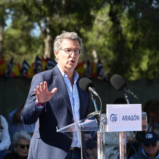El presidente del Partido Popular, Alberto Núñez Feijóo