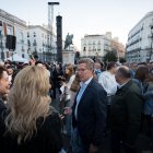 Feijóo, en la concentración por la libertad de Venezuela del sábado en Madrid.