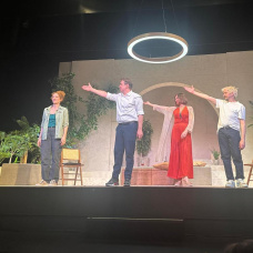Cartel de la obra teatral Conspiranoia en Madrid