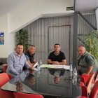 Momento de la reunión de trabajo