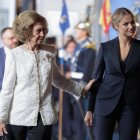 La Princesa Leonor y Doña Sofia, en los Premios Princesa de Asturias.