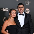 Rodri con su novia, Laura Iglesias, en la ceremonia del Balón de Oro 2024