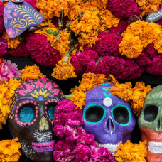 El colorido del Día de Muertos es uno de sus atractivos