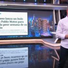 Pablo Motos desmonta los bulos de Brocano y TVE, usando una captura de una noticia de ESdiario.