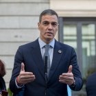 El presidente del Gobierno, Pedro Sánchez, en el Congreso.