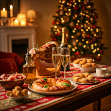 Drunch mesa navideña