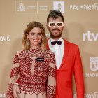 La actriz Macarena Gómez y su pareja Aldo Comas