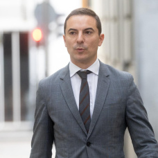 El exsecretario general del PSOE de Madrid, Juan Lobato, a su llegada a testificar en el Tribunal Supremo.