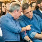 (Foto de ARCHIVO)
El presidente del Gobierno, Pedro Sánchez, y el secretario general del PSOE-A, Juan Espadas