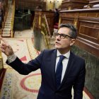 El ministro de la Presidencia, Relaciones con las Cortes y Justicia, Félix Bolaños