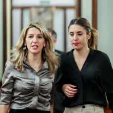 Yolanda Díaz e Irene Montero