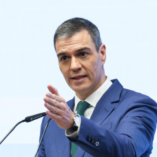 El presidente del Gobierno, Pedro Sánchez