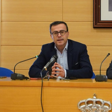 José Luis Quintana y Miguel Ángel Gallardo en rueda de prensa.