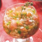 Gazpacho de los tres golpes de Alfarnatejo, Málaga.