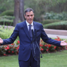 El presidente del Gobierno, Pedro Sánchez