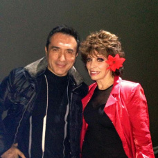 Antonio Montiel con Encarnita Polo.