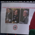 La imagen de los tres jueces con la esvástica, emitida en RTVE