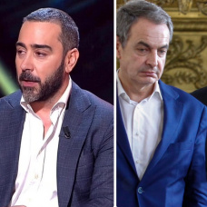 Víctor de Aldama y José Luis Rodríguez Zapatero con Nicolas Maduro
