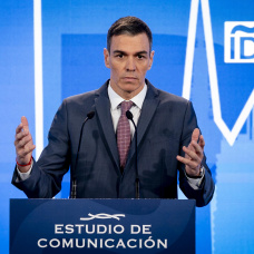 El presidente del Gobierno, Pedro Sánchez